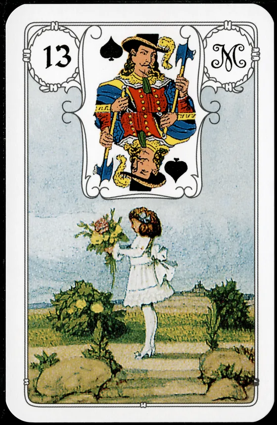 Carta 13 — A Criança (Petit Lenormand clássico)