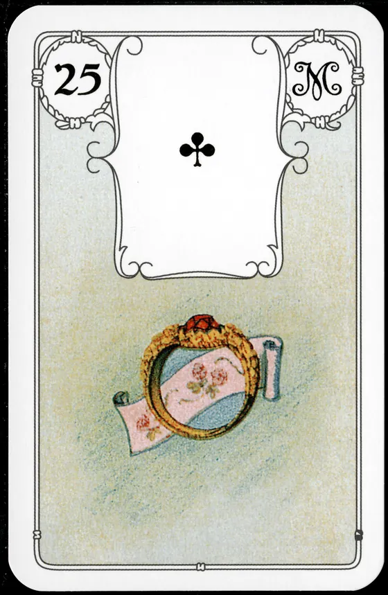 Carta 25 — A Aliança (Petit Lenormand clássico)