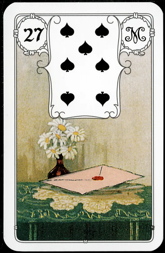 Carta 27 — A Carta (Petit Lenormand clássico)